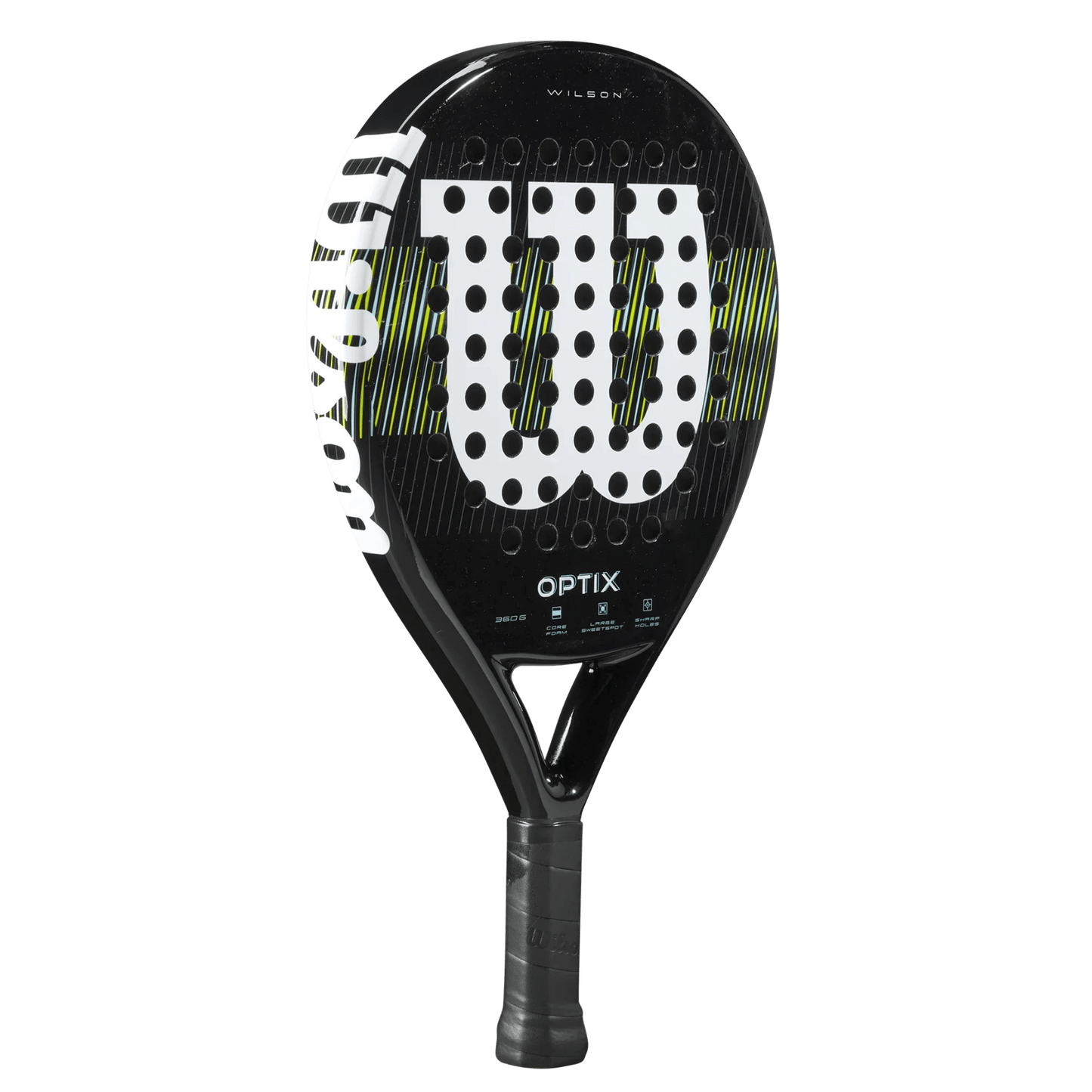Wilson Optix V1 Black Padel Racket - Bell Racket Store