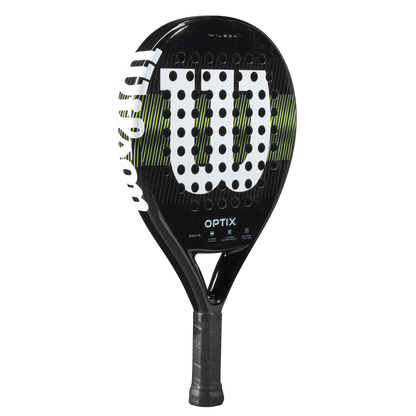 Wilson Optix V1 Black Padel Racket - Bell Racket Store