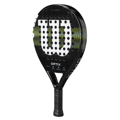 Wilson Optix V1 Black Padel Racket - Bell Racket Store