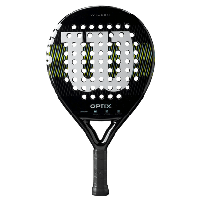 Wilson Optix V1 Black Padel Racket - Bell Racket Store