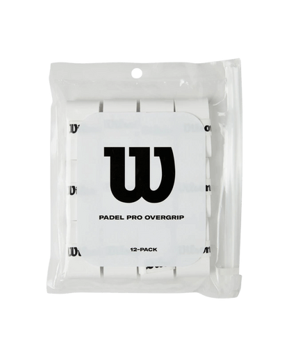 Wilson Pro Padel Overgrip White - 12 pack - Bell Racket Store