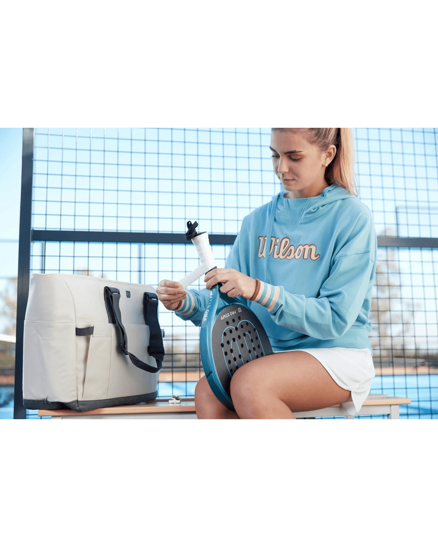 Wilson Pro Padel Overgrip White - 12 pack - Bell Racket Store