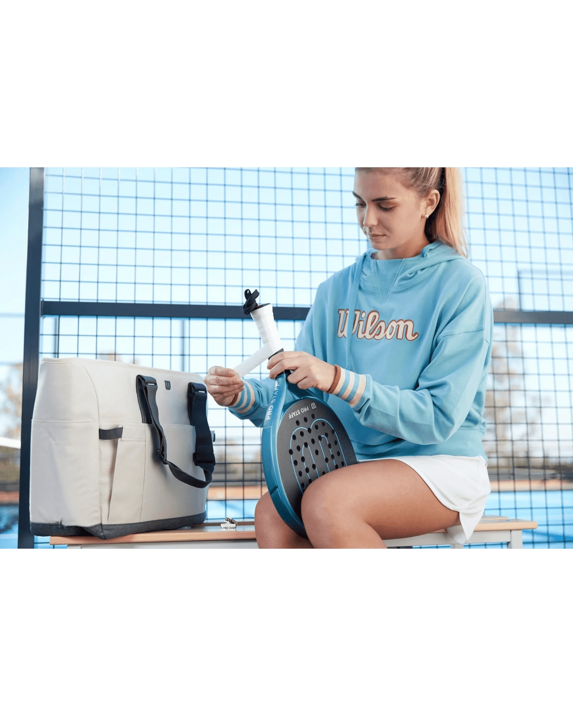 Wilson Pro Padel Overgrip White - 12 pack - Bell Racket Store