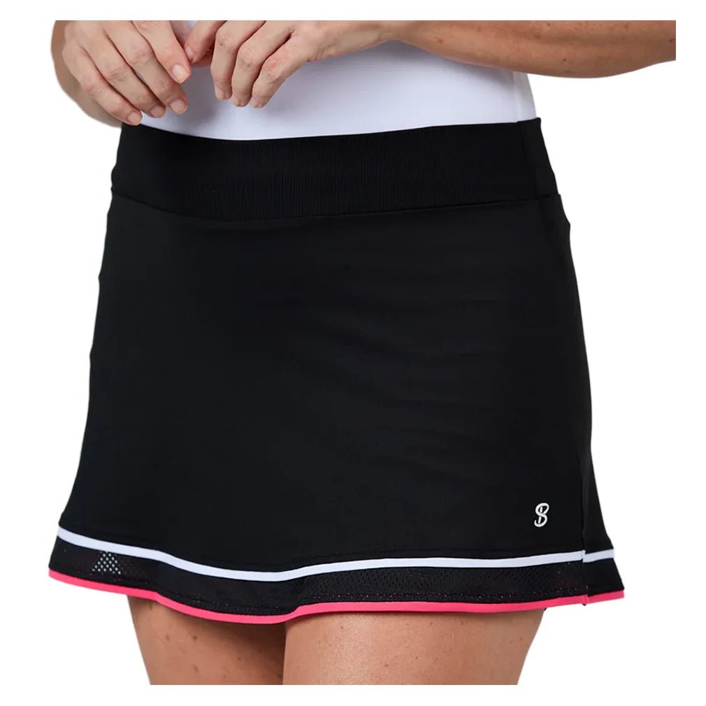 Women's 13 Inch Tennis Skort Black - Bell Racket Store