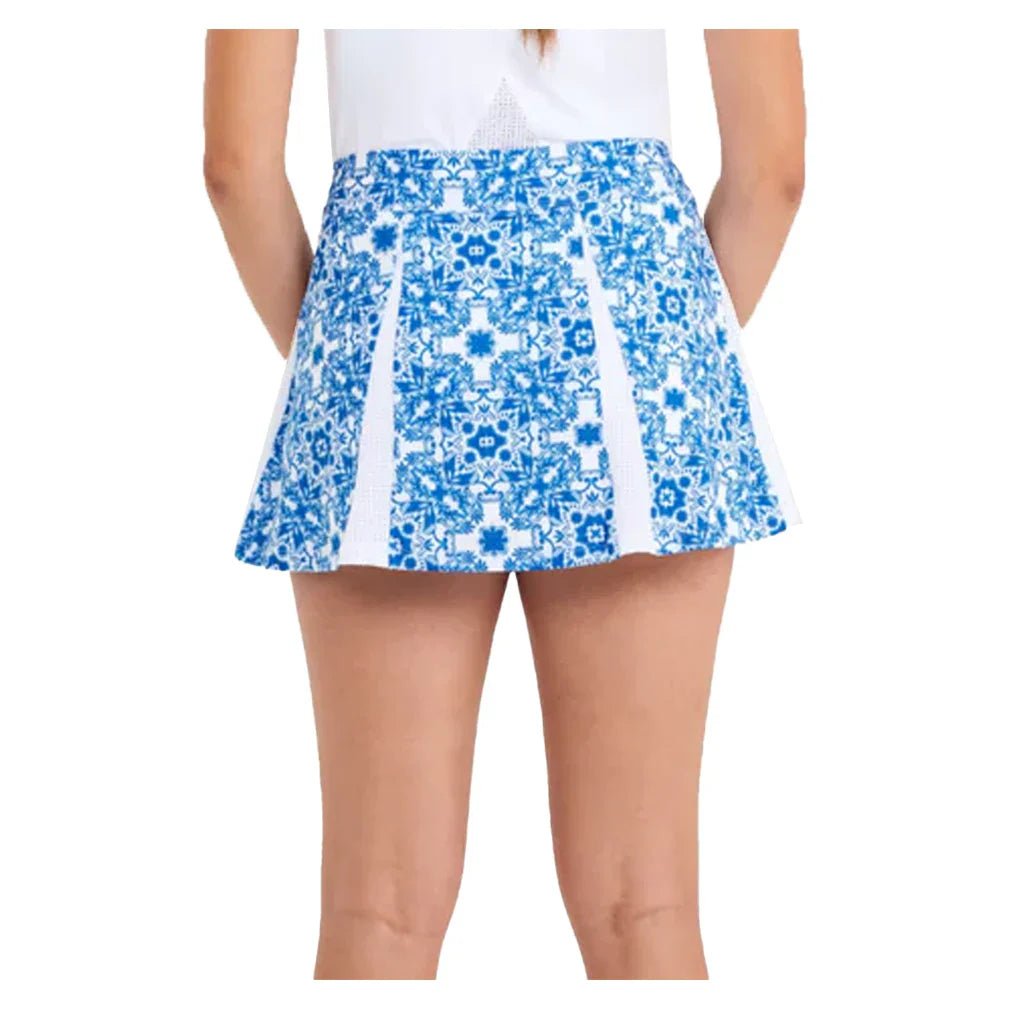 Women's 13 inch Tennis Skort Sandra Tiles - Bell Racket Store