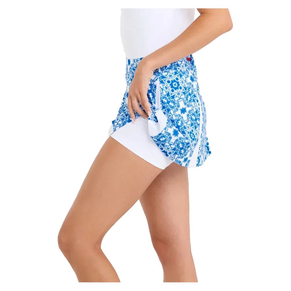 Women's 13 inch Tennis Skort Sandra Tiles - Bell Racket Store