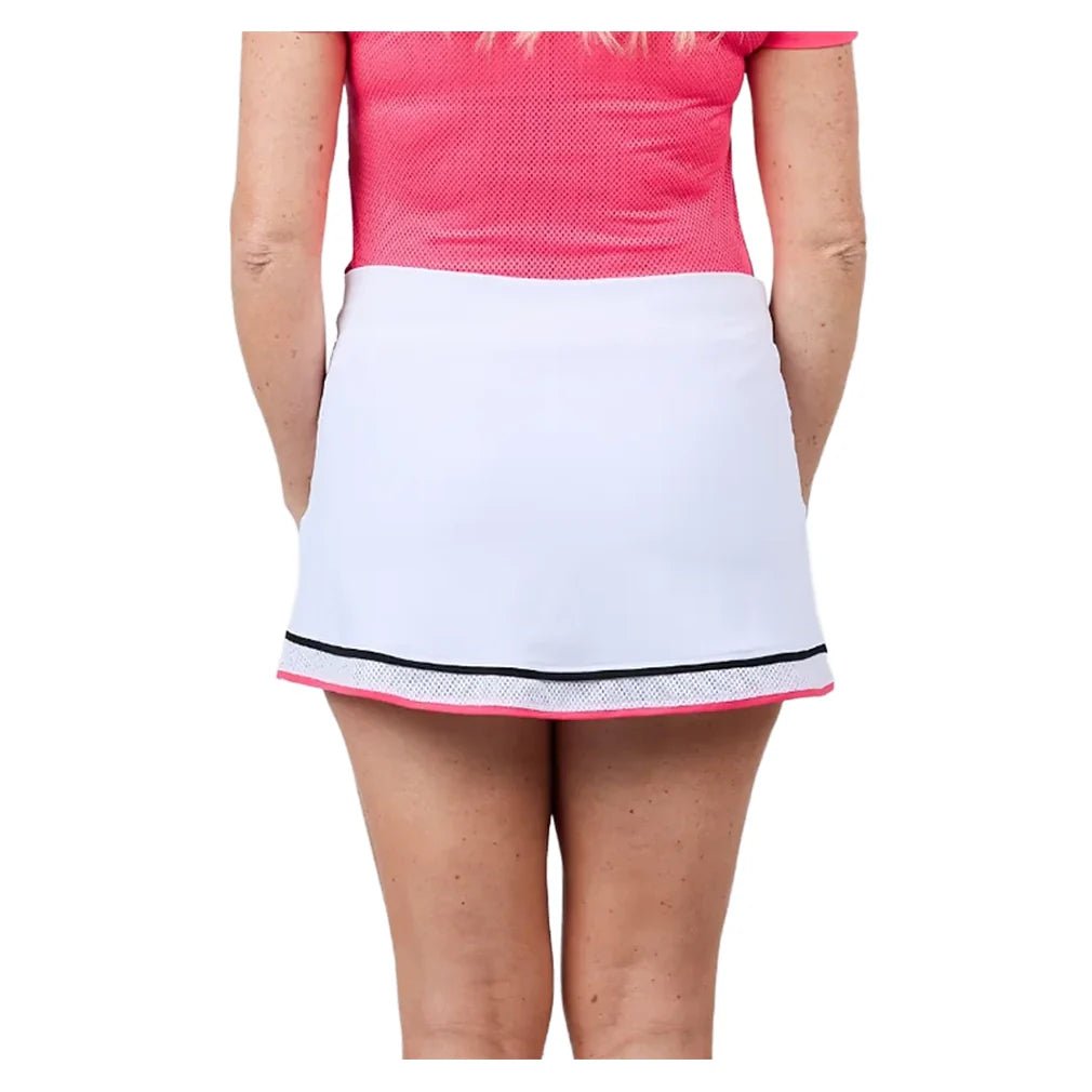 Women's 13 Inch Tennis Skort White - Bell Racket Store