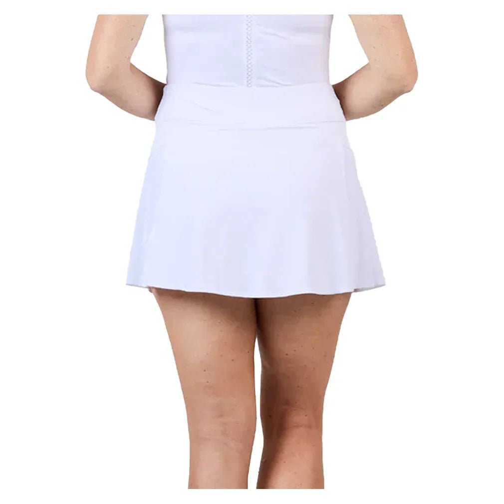Women's 14 Inch Tennis Skort White - Bell Racket Store