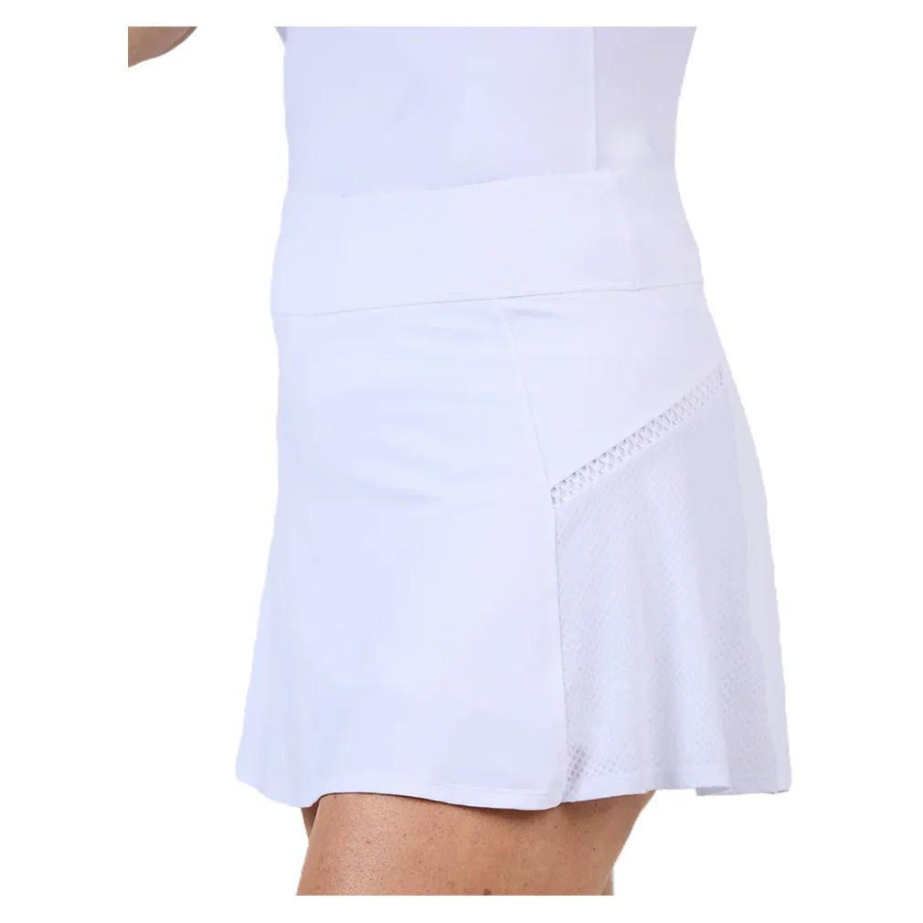 Women's 14 Inch Tennis Skort White - Bell Racket Store