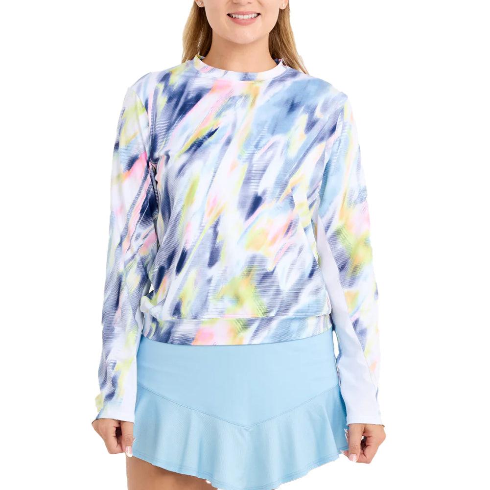 Women's 24 inch Tennis Pullover Aurora Sky - Bell Racket Store