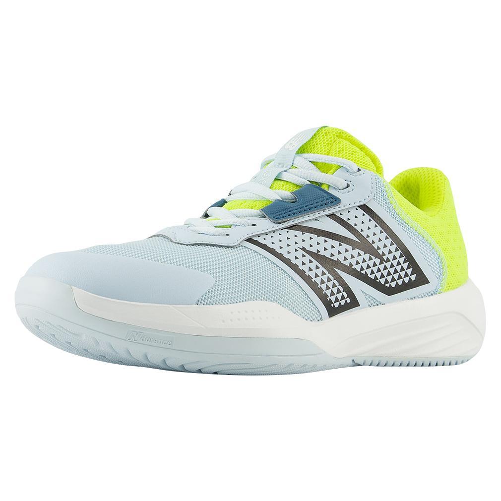 Women's 696v6 B Width Tennis Shoes Quarry Blue and Firefly - Bell Racket Store