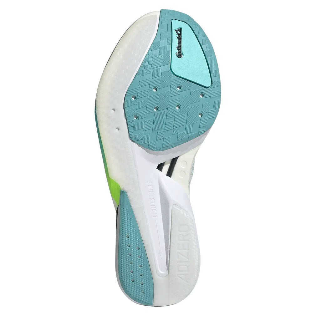 Women's Adizero Boston 13 Running Shoes Semi Flash Aqua and Zero Metallic - Bell Racket Store