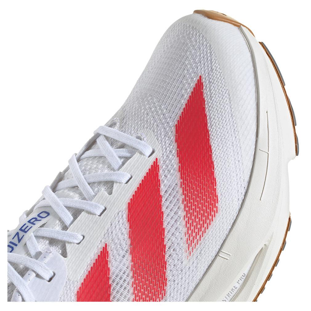 Women's Adizero SL2 Running Shoes White and Pure Ruby - Bell Racket Store