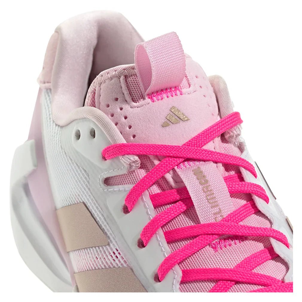 Women's adizero Ubersonic 5 Tennis Shoes Footwear White and Ash Pearl - Bell Racket Store