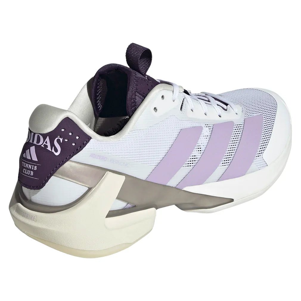 Women's adizero Ubersonic 5 Tennis Shoes Footwear White and Powder Plum - Bell Racket Store