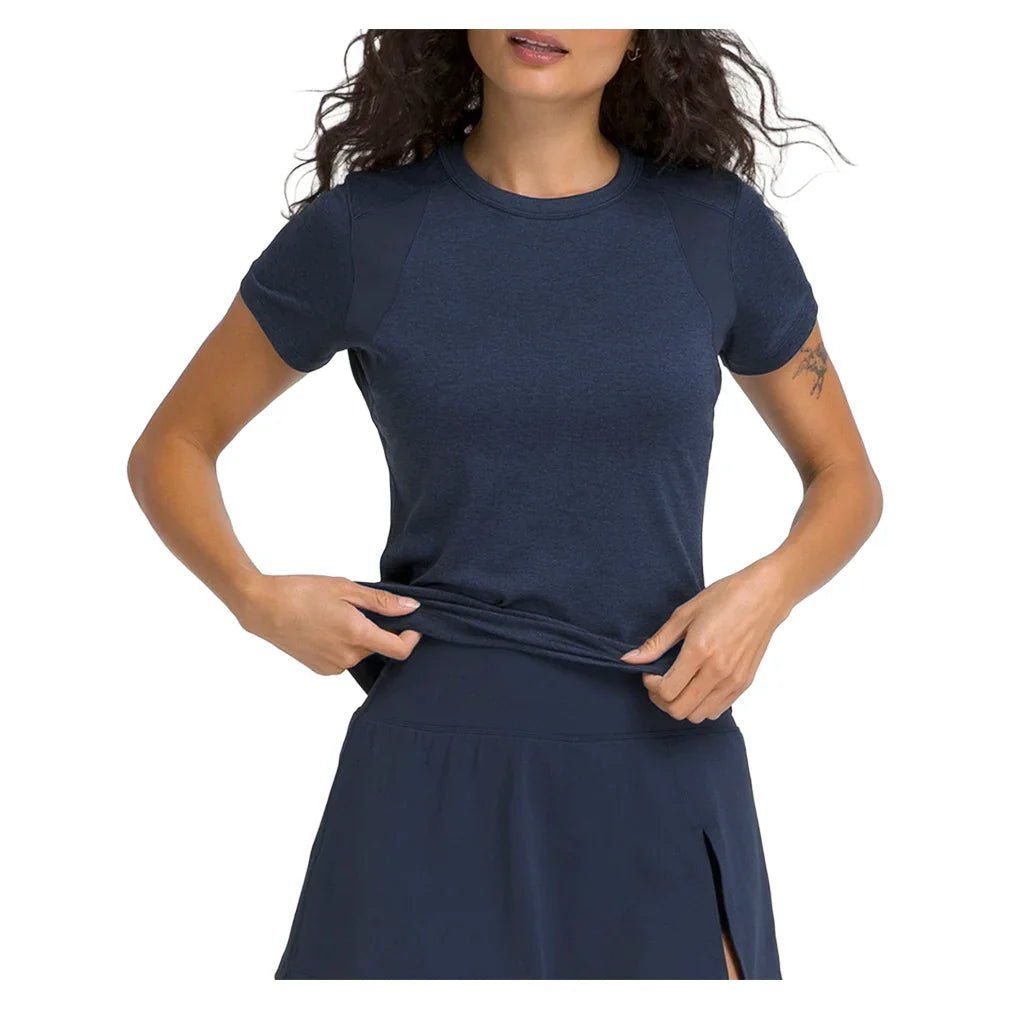 Women's All Day Tennis Tee Classic Navy - Bell Racket Store