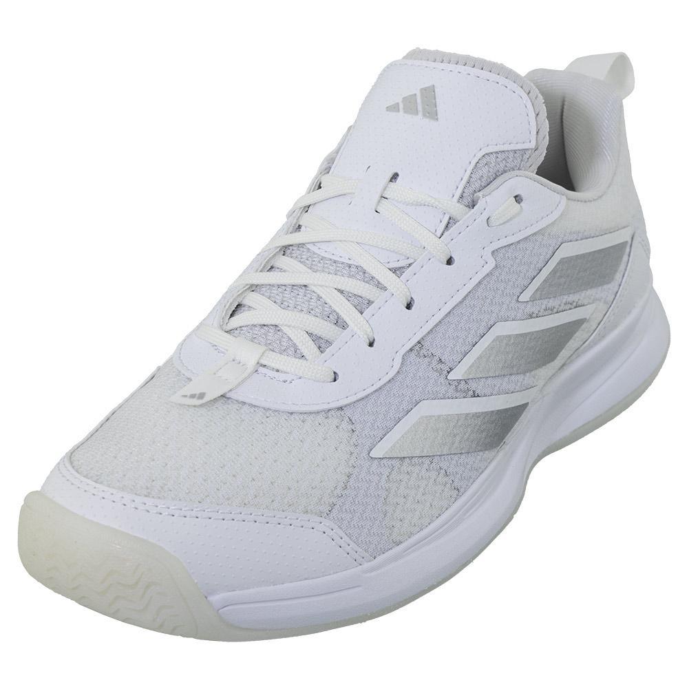 Women's AvaFlash Tennis Shoes White and Metallic Silver - Bell Racket Store