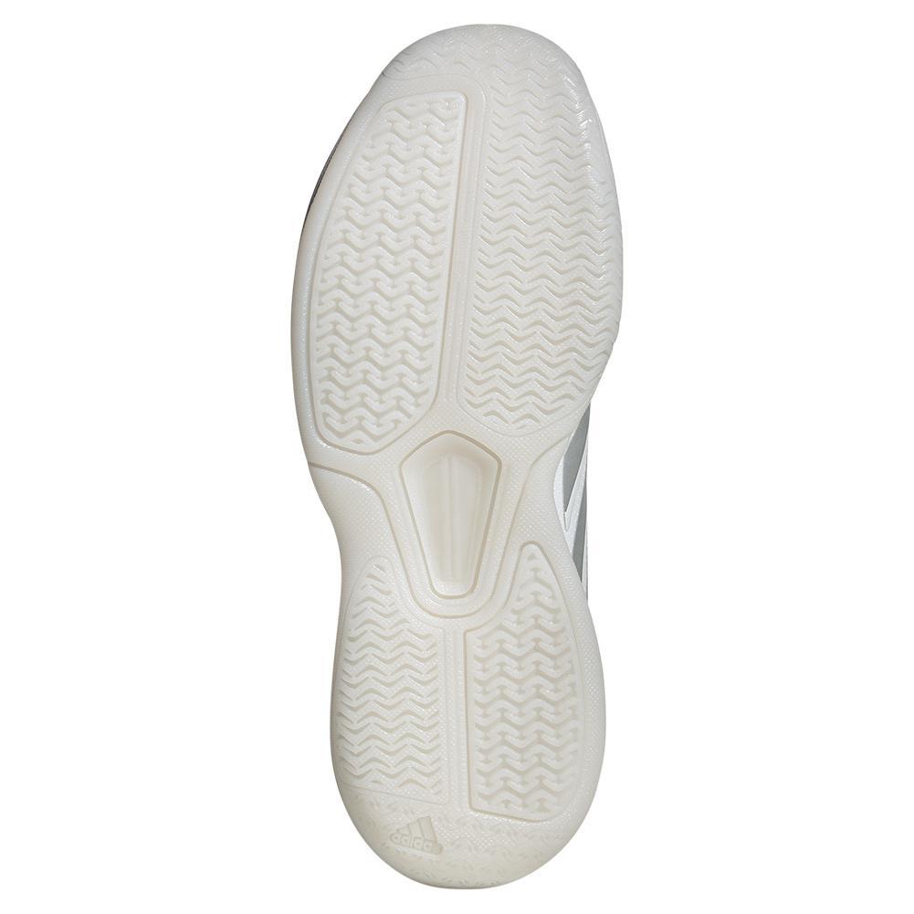 Women's AvaFlash Tennis Shoes White and Metallic Silver - Bell Racket Store