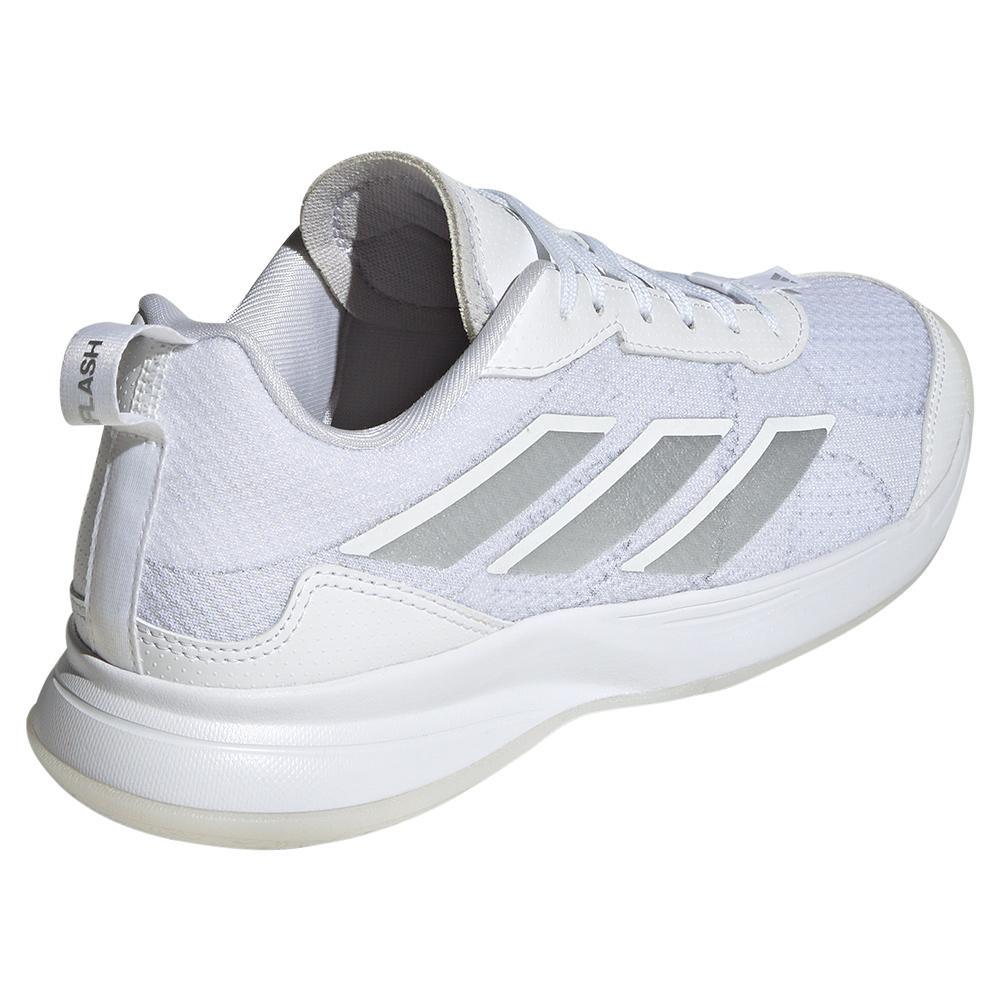 Women's AvaFlash Tennis Shoes White and Metallic Silver - Bell Racket Store