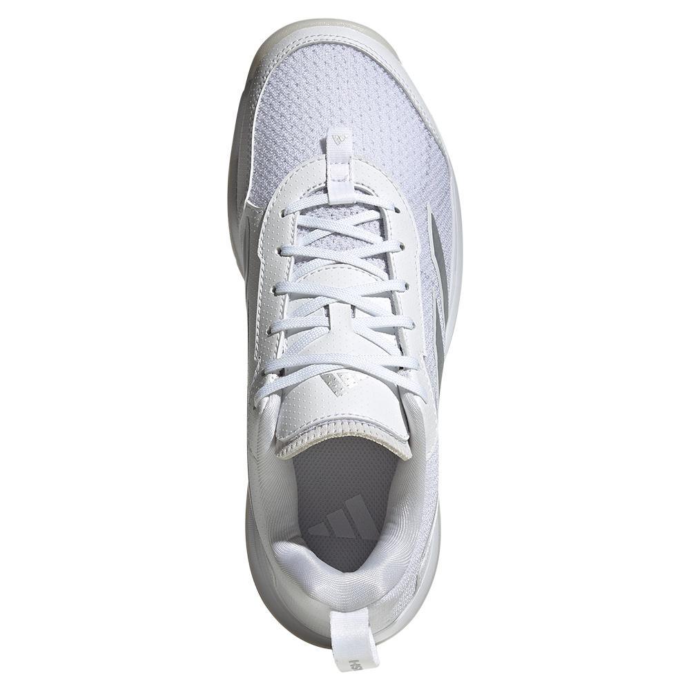 Women's AvaFlash Tennis Shoes White and Metallic Silver - Bell Racket Store