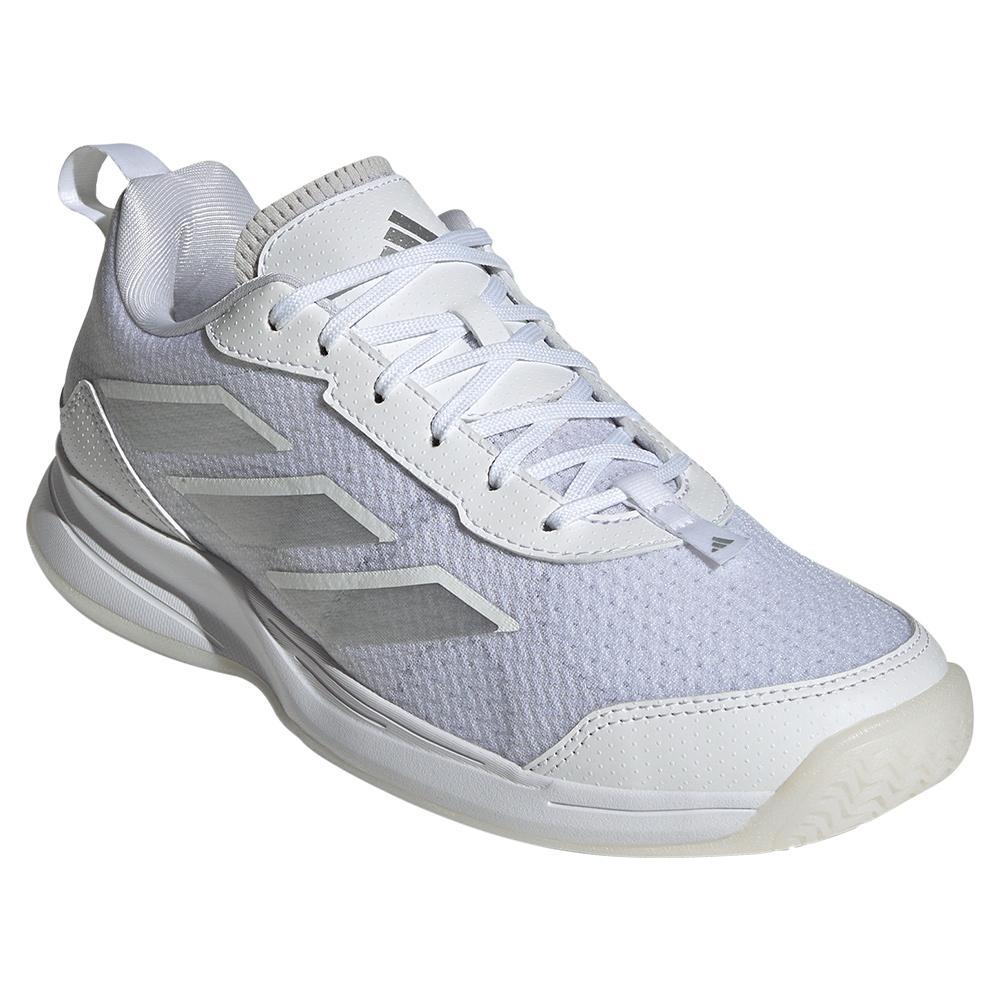 Women's AvaFlash Tennis Shoes White and Metallic Silver - Bell Racket Store