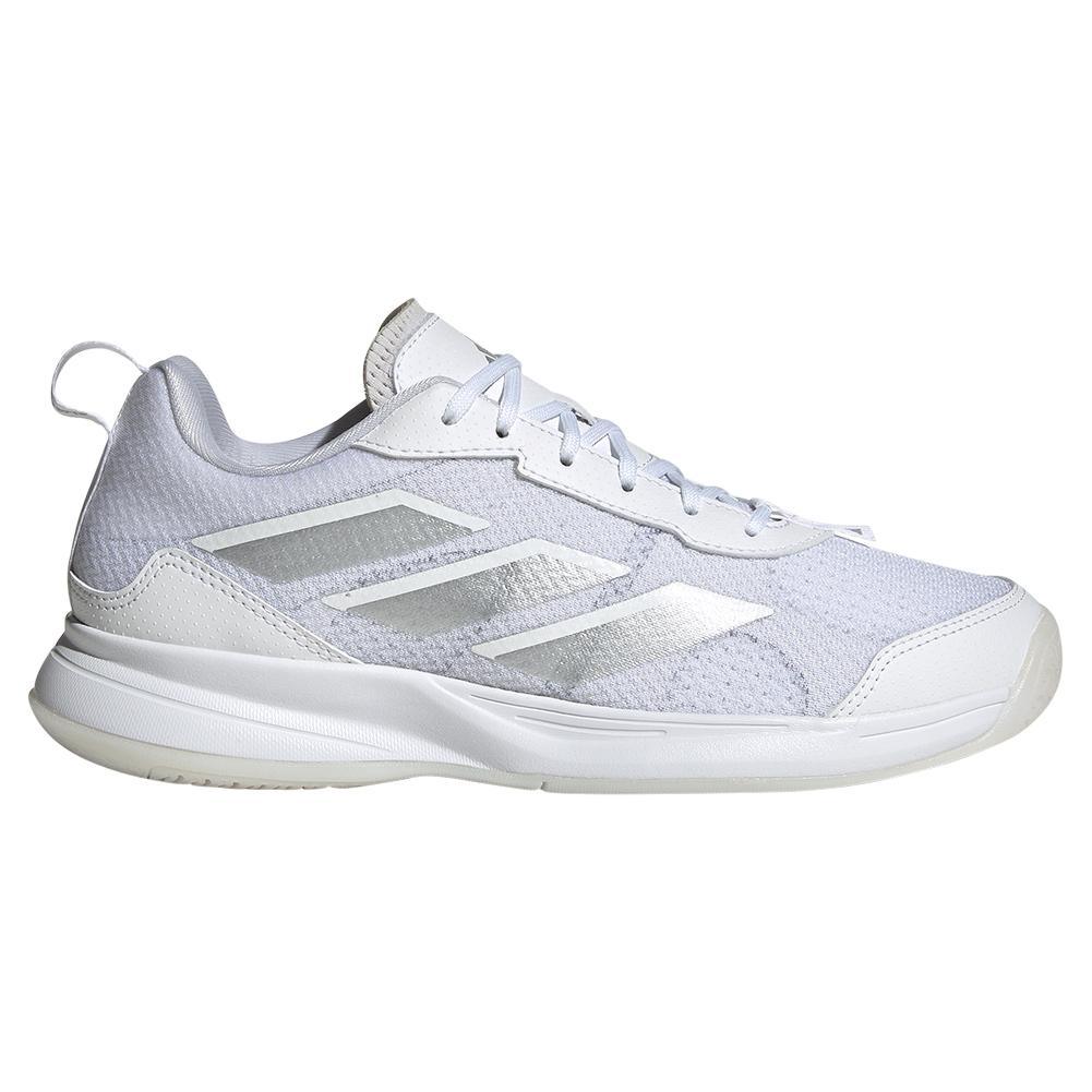 Women's AvaFlash Tennis Shoes White and Metallic Silver - Bell Racket Store