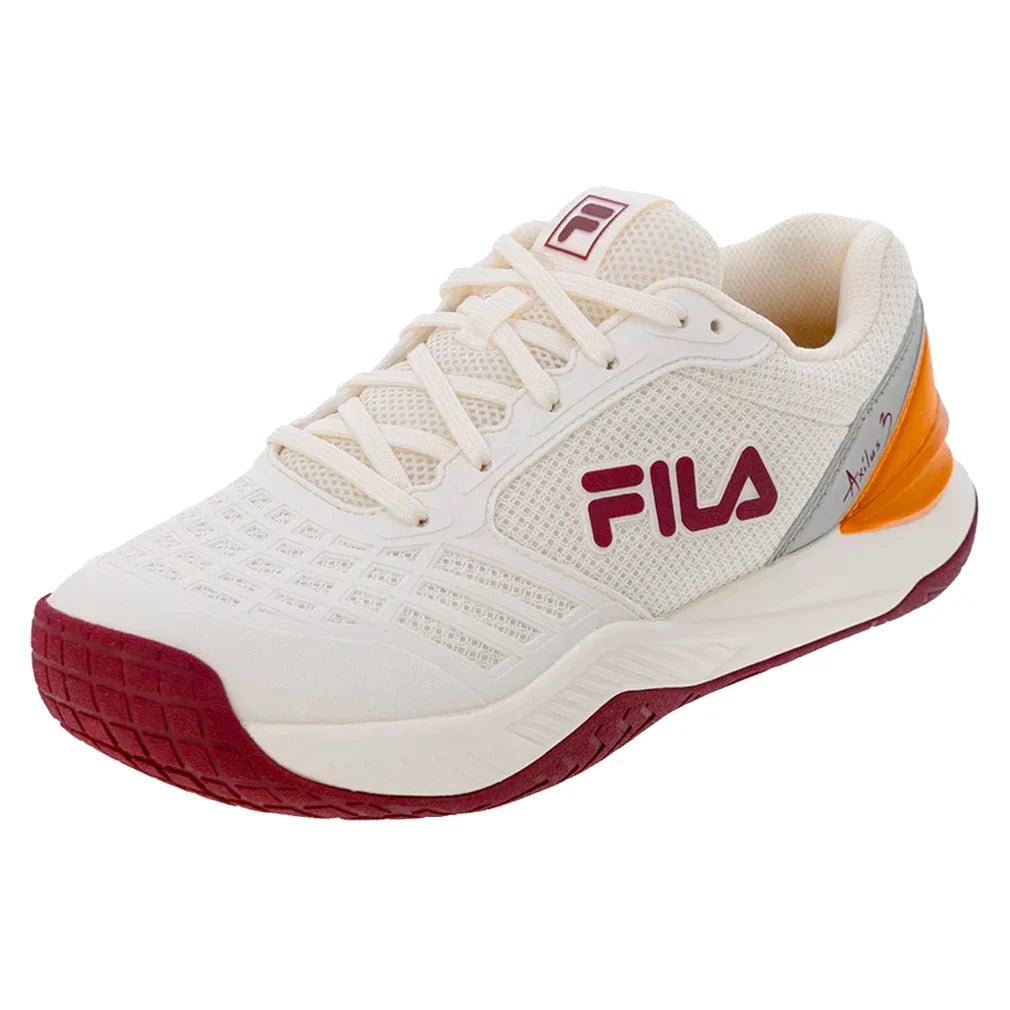 Women's Axilus 3 Tennis Shoes Marmalade and Tibetan Red - Bell Racket Store