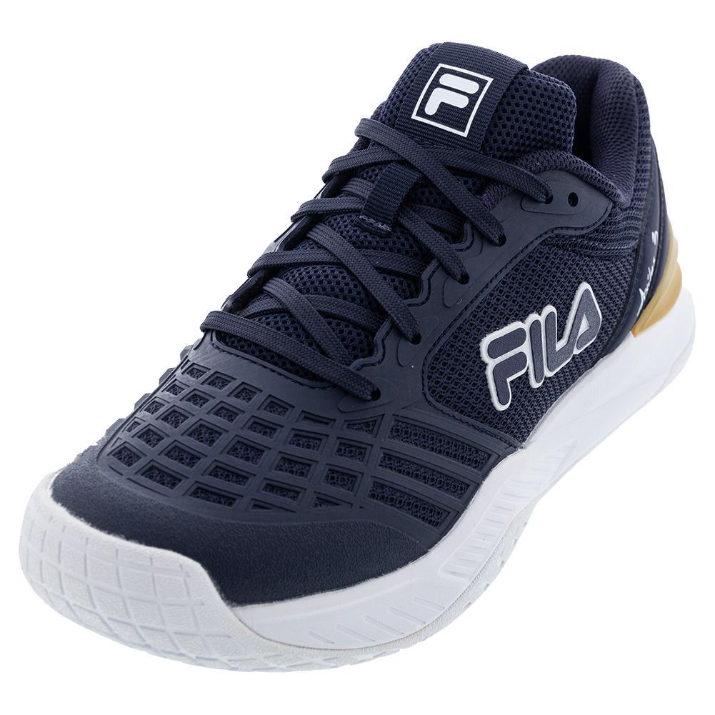 Women's Axilus 3 Tennis Shoes Navy and White - Bell Racket Store