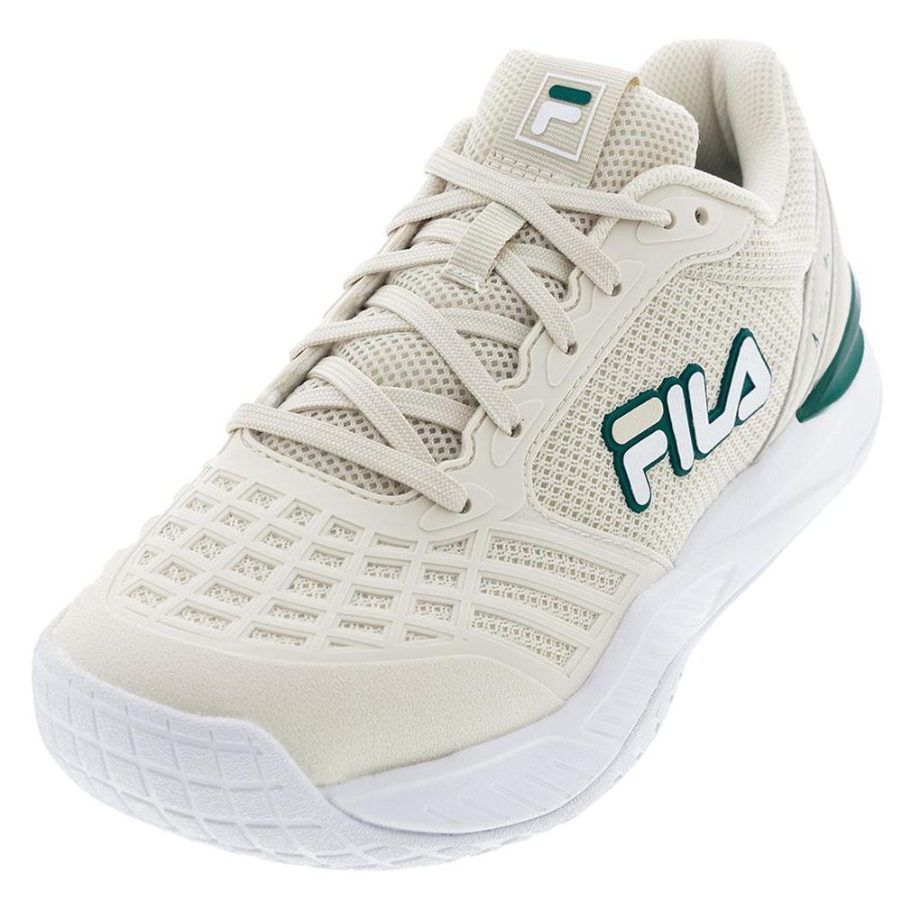 Women's Axilus 3 Tennis Shoes Whitecap Gray and White - Bell Racket Store
