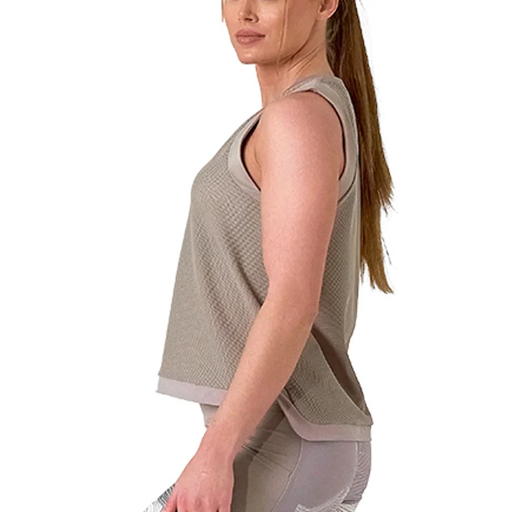 Women's Baila Tennis Tank Latte - Bell Racket Store