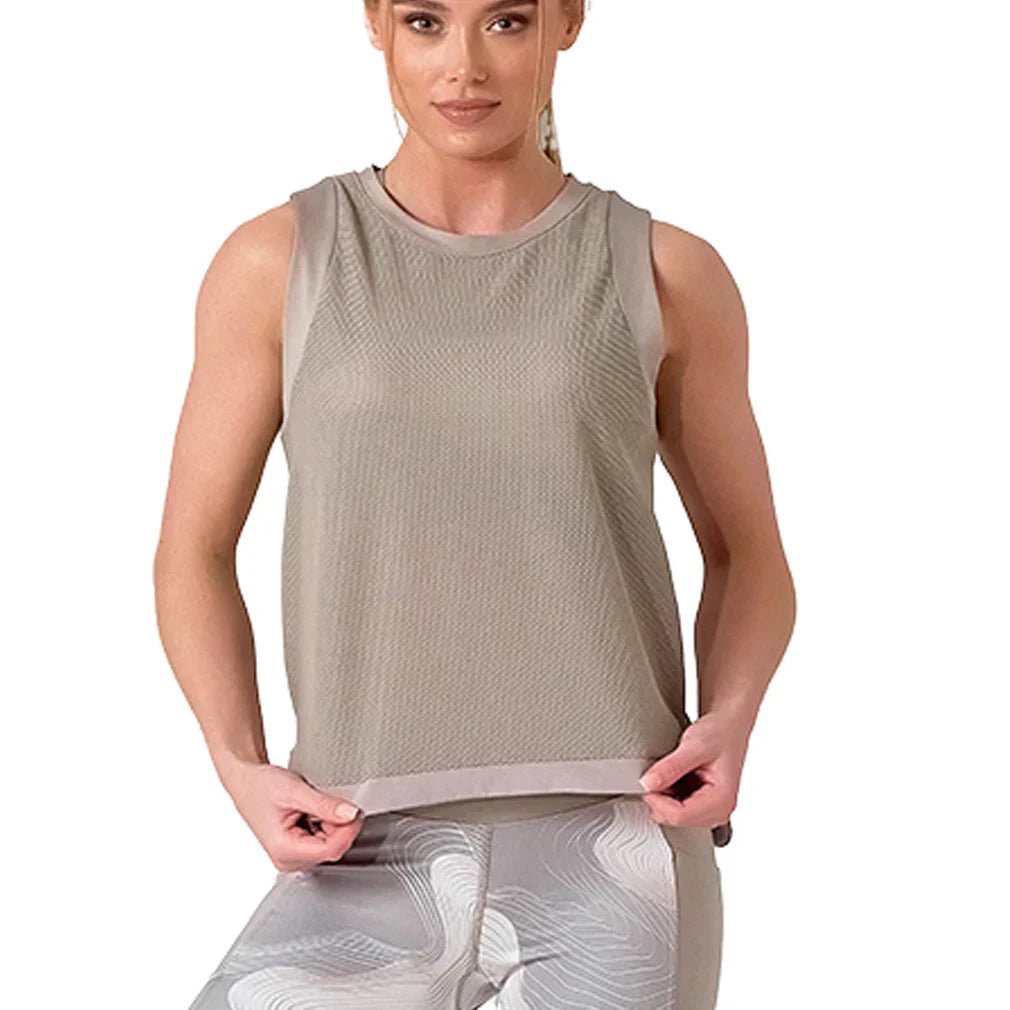 Women's Baila Tennis Tank Latte - Bell Racket Store