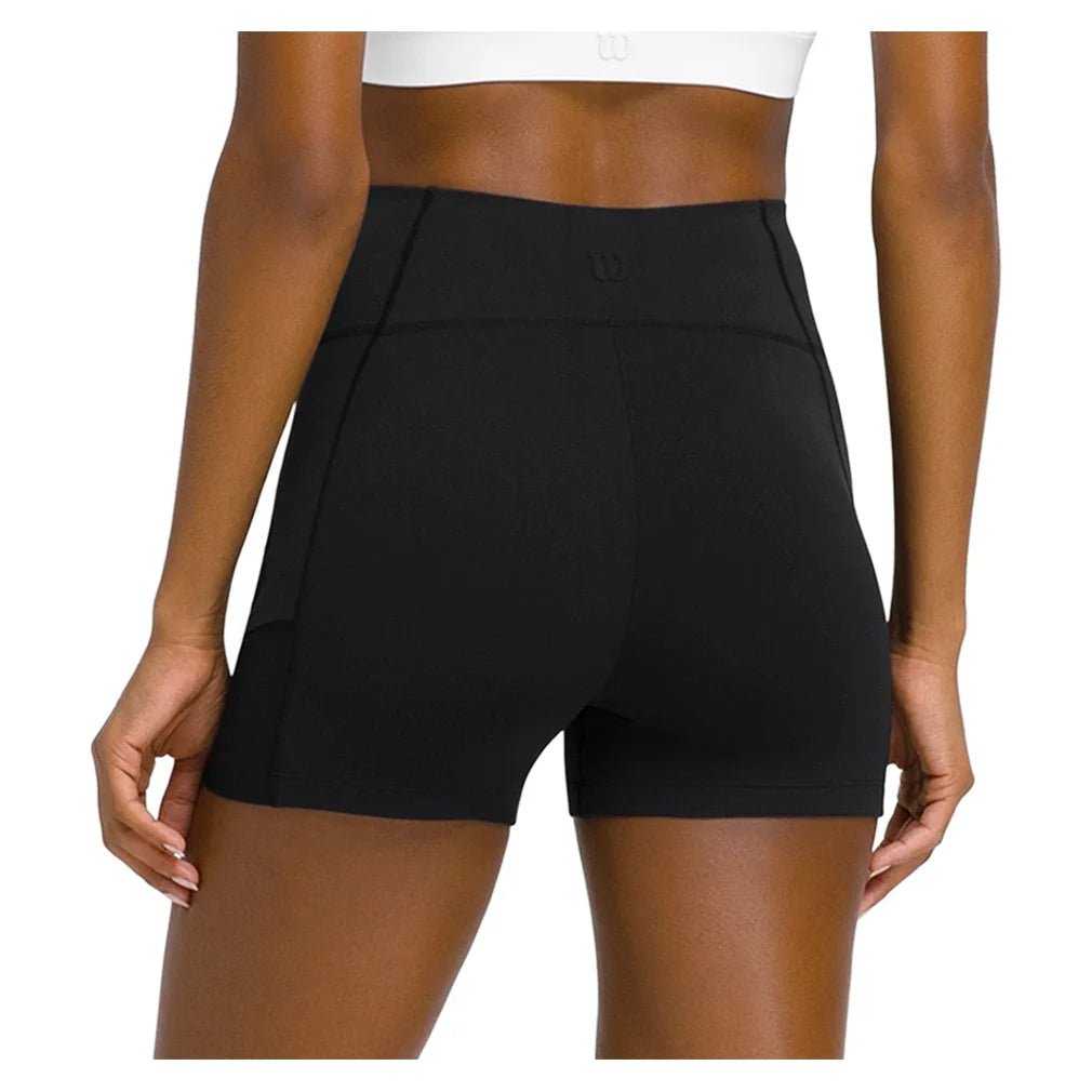 Women's Baseline Ball Tennis Short Black - Bell Racket Store