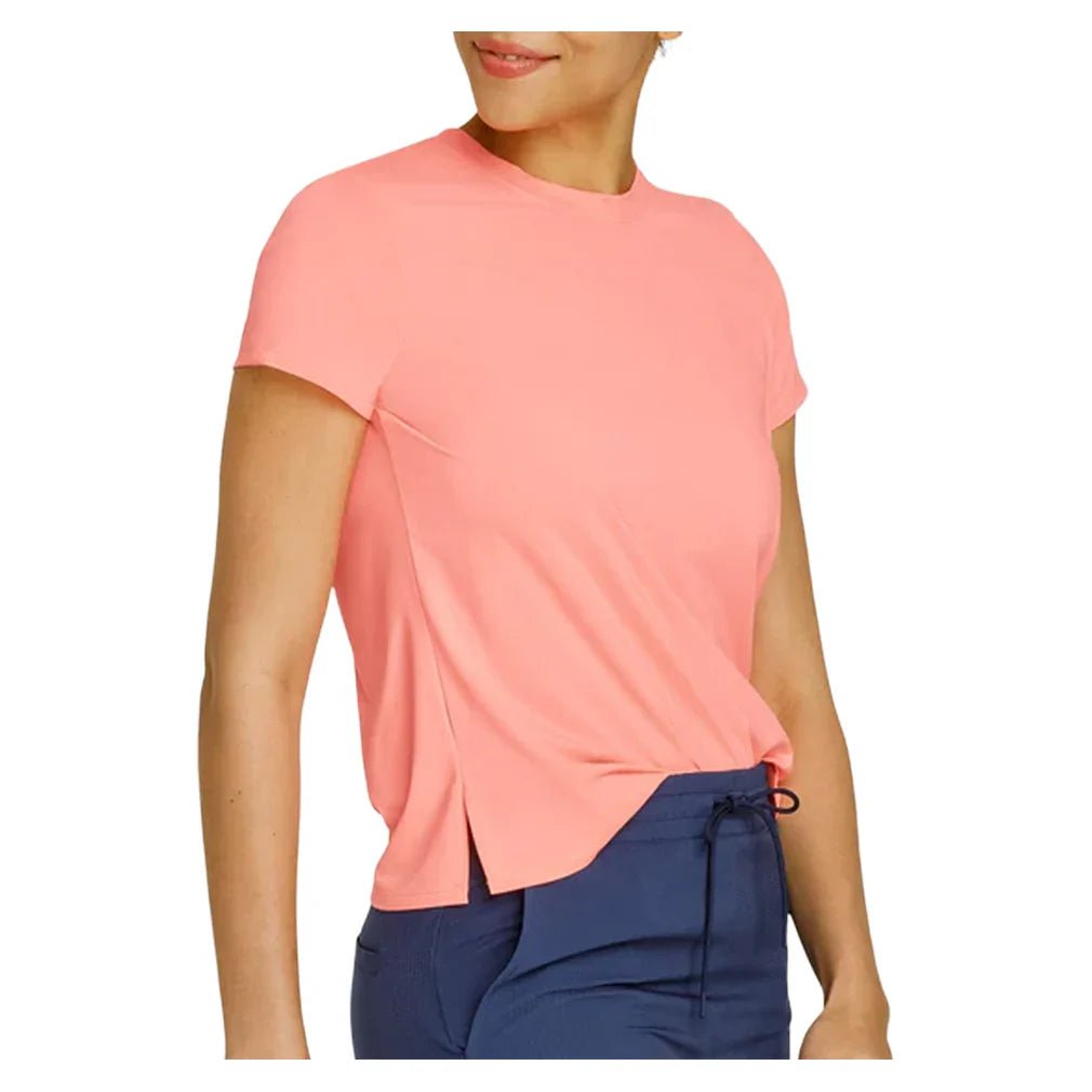 Women's Bijou Short Sleeve Tennis Top Melon Punch - Bell Racket Store