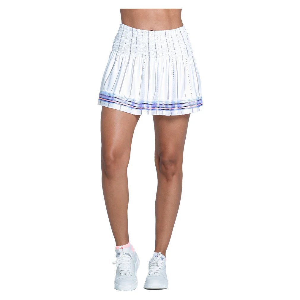 Women's Breezy Love Smocked 14 Inch Tennis Skort Baby Lavender - Bell Racket Store