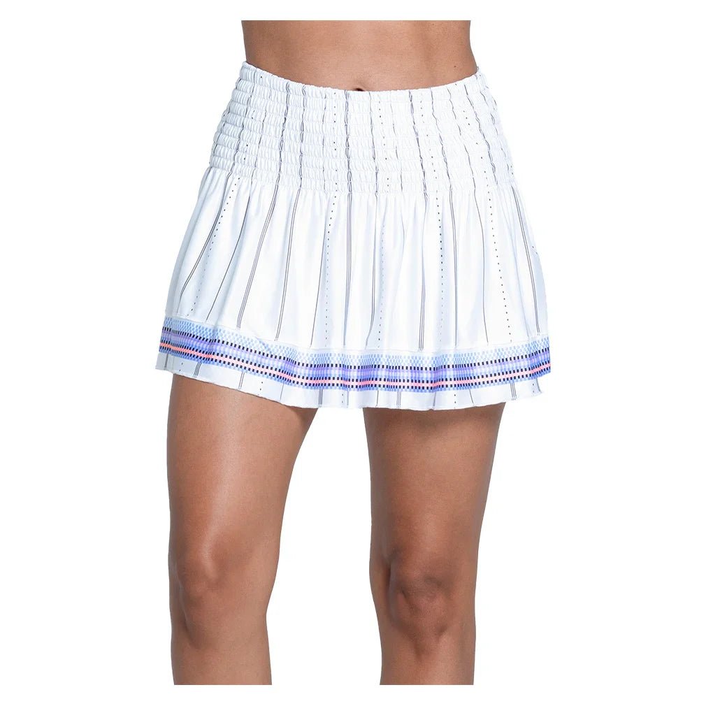 Women's Breezy Love Smocked 14 Inch Tennis Skort Baby Lavender - Bell Racket Store