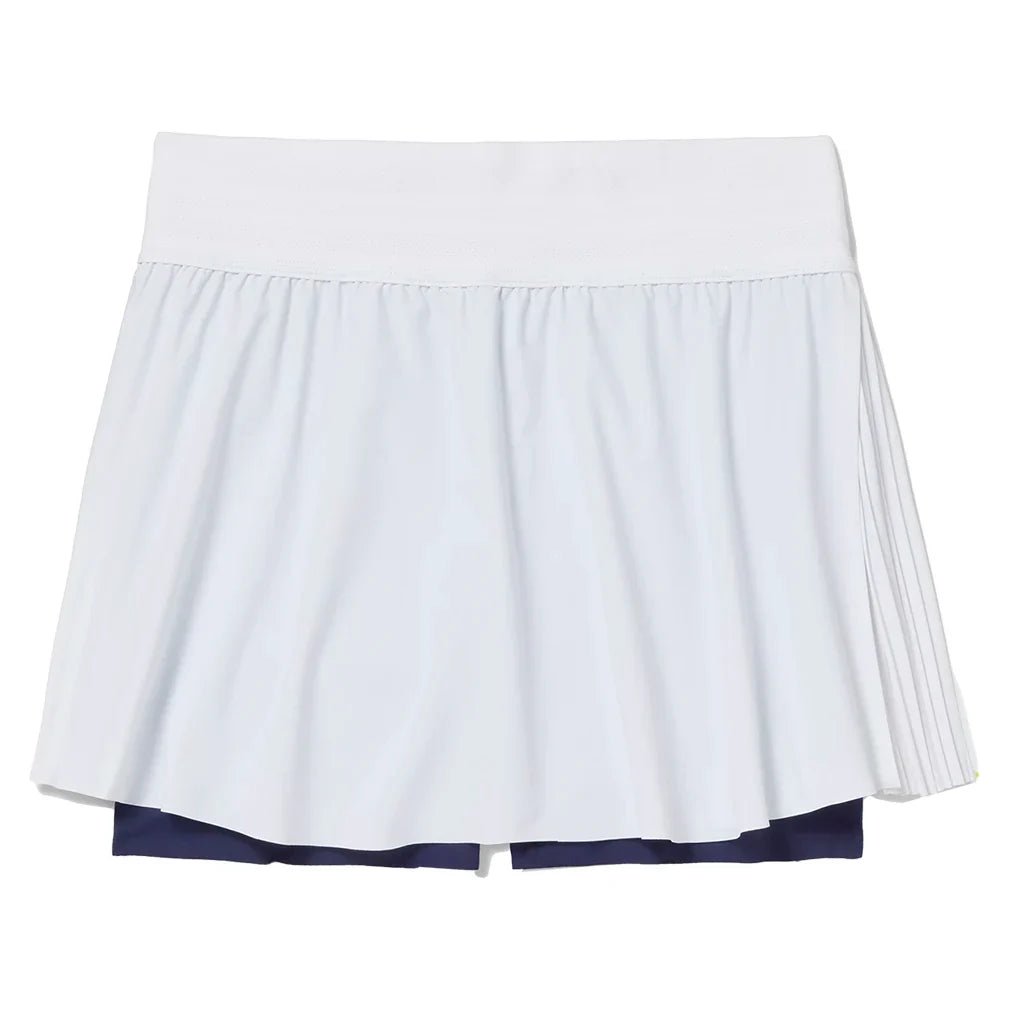 Women's Center Court Swift 13.5 Inch Tennis Skort White and Skyway - Bell Racket Store