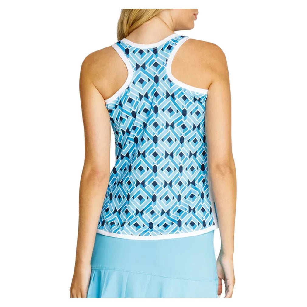 Women's Chevy Racerback Tennis Tank Brick Maze - Bell Racket Store