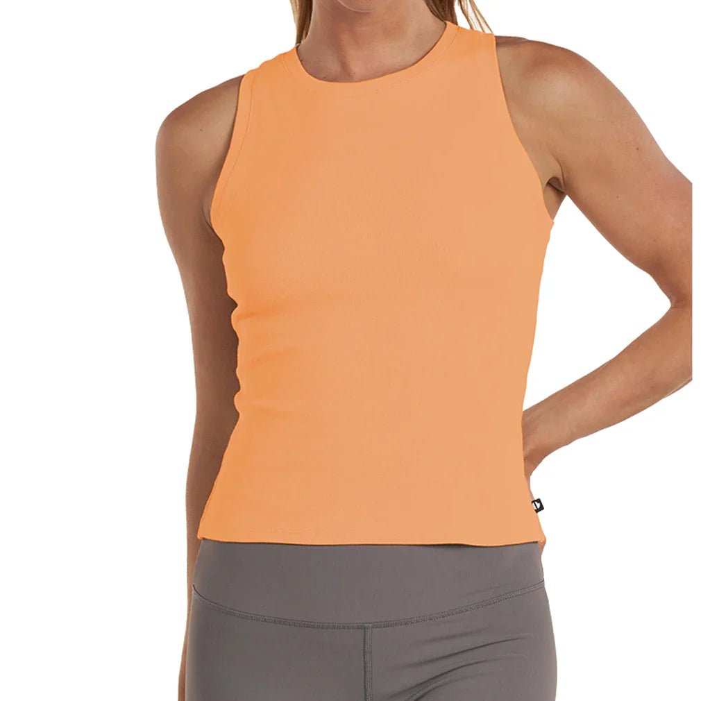 Women's Classic Crew Neck Tennis Tank Nectarine - Bell Racket Store