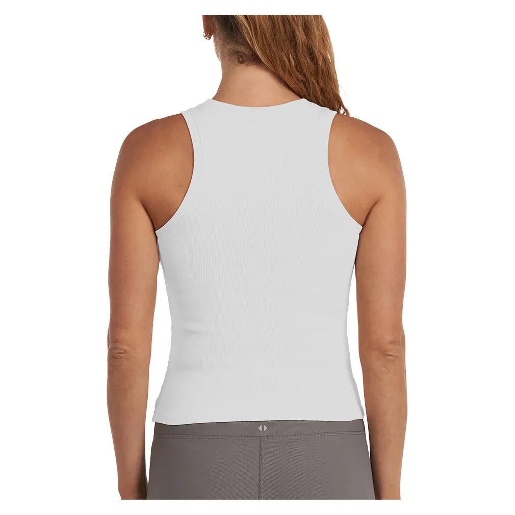 Women's Classic Crew Neck Tennis Tank White - Bell Racket Store