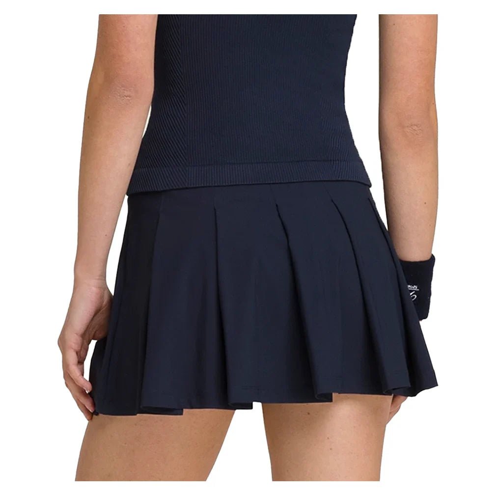 Women's Classic Pleated Mini Tennis Skort Classic Navy - Bell Racket Store