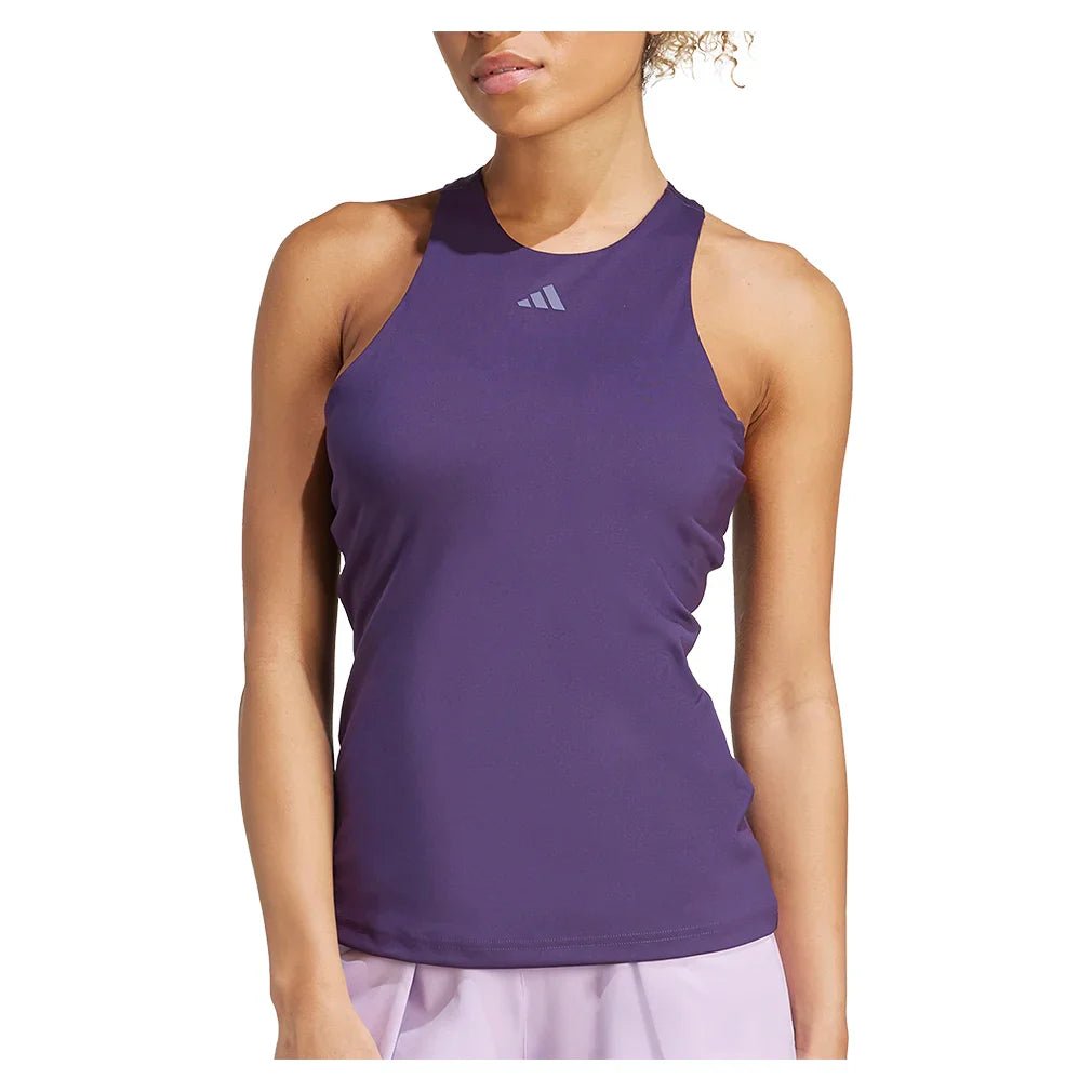 Women's Climacool Y Tennis Tank Aurora Plum - Bell Racket Store