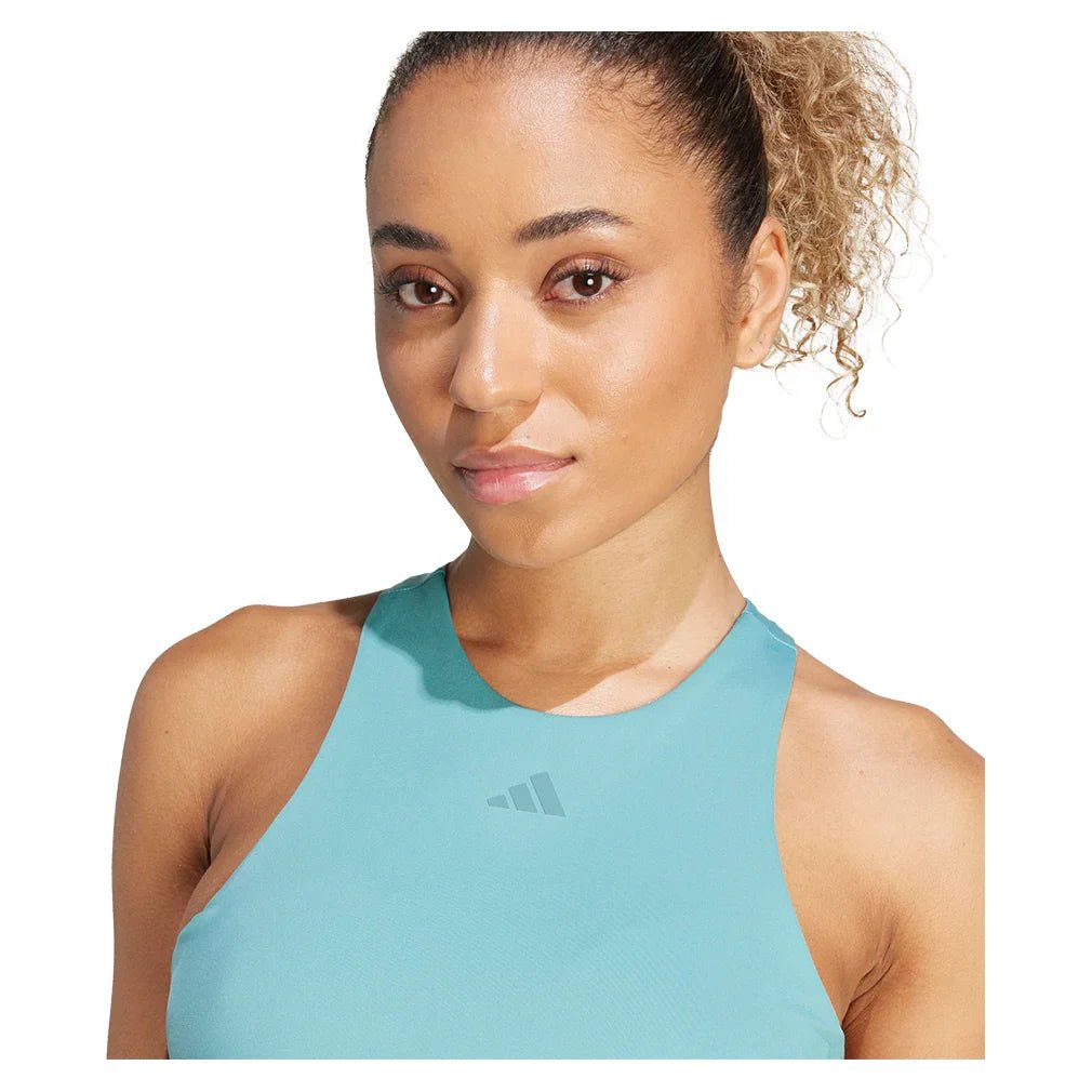 Women's CLIMACOOL Y Tennis Tank Powder Teal - Bell Racket Store