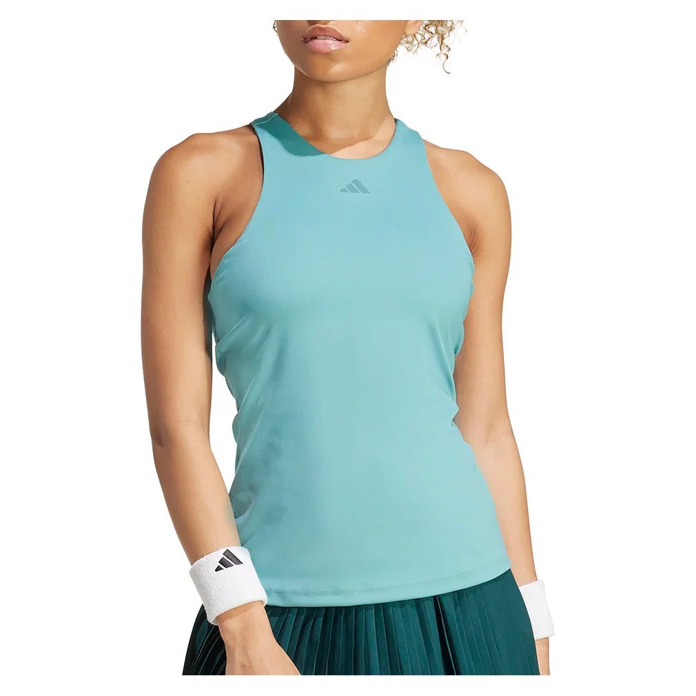 Women's CLIMACOOL Y Tennis Tank Powder Teal - Bell Racket Store
