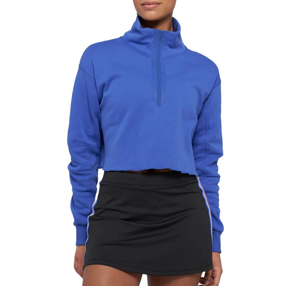 Women's Cloud Zip It Up Tennis Pullover Royal Blue - Bell Racket Store