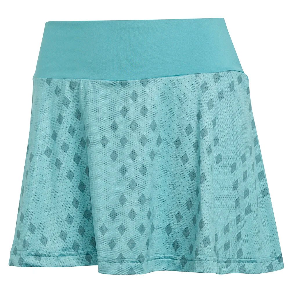 Women's Club Graphic Tennis Skort Powder Teal and Preloved Teal - Bell Racket Store