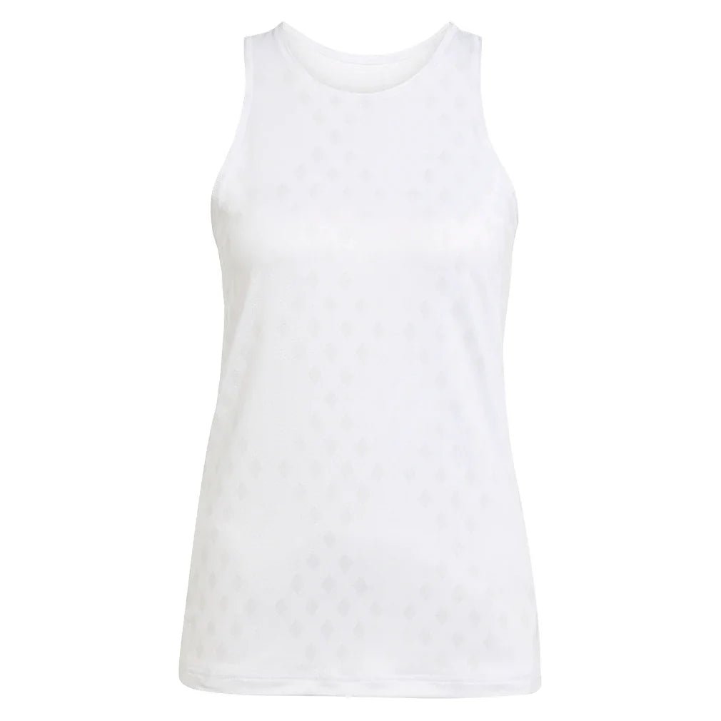 Women's Club Graphic Tennis Tank White and Dash Grey - Bell Racket Store