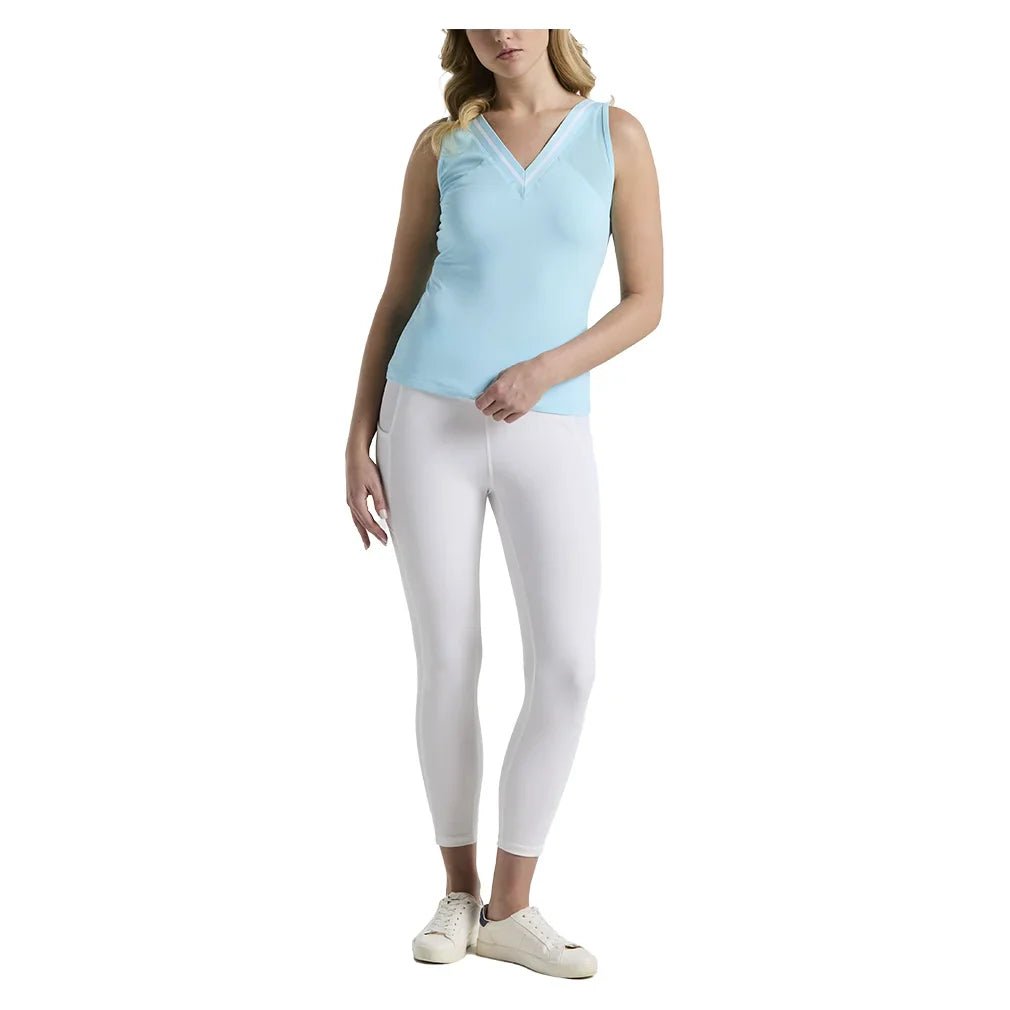 Women's Colorblock Tennis Tank with Mesh Castaway - Bell Racket Store