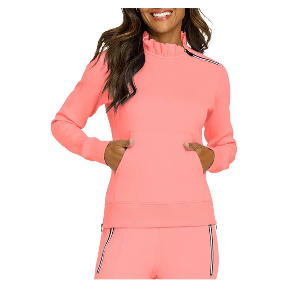 Women's Condoleeza Tennis Sweatshirt Melon Punch - Bell Racket Store