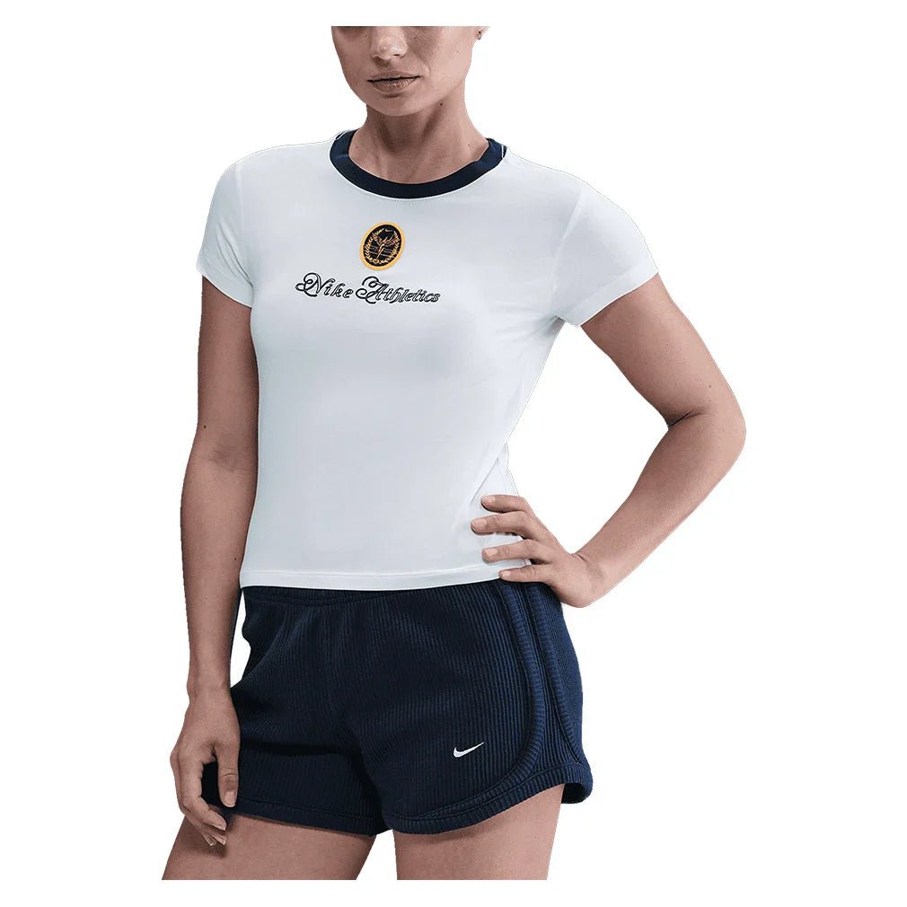 Women's Court Club Sportswear Challenge Knit Mid Crop Top - Bell Racket Store