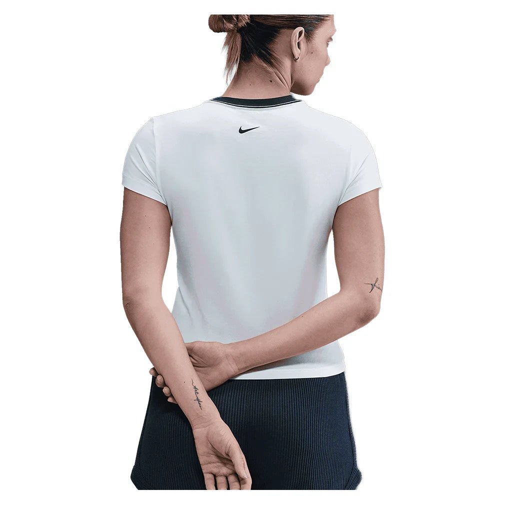 Women's Court Club Sportswear Challenge Knit Mid Crop Top - Bell Racket Store